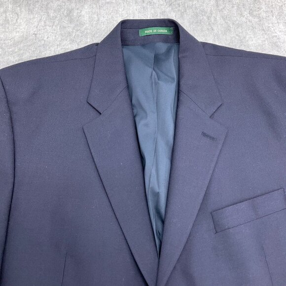 Ralph Lauren Ralph Blazer Men 44 Blue Pewter Shield Button Wool Stretch Canada - Picture 2 of 16